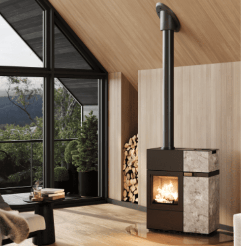 Poêle mixte Austroflamm Quadra Duo