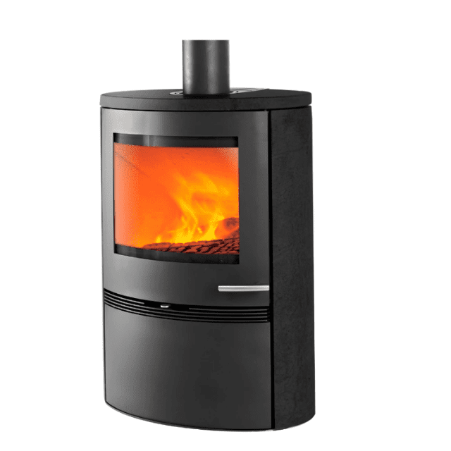 Poêle TT22HS Pierre Peinte Noire Termatech