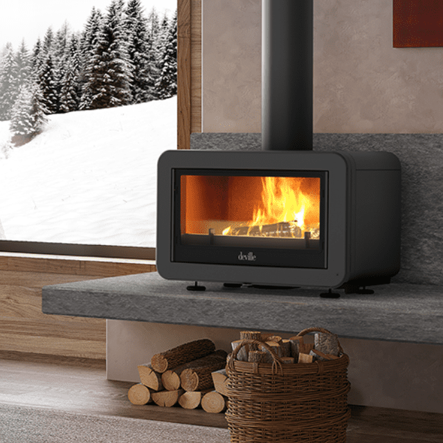 Poêle Panda à poser Deville